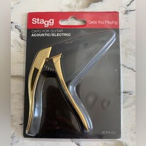 SCPX-CU GD Guitar Capo gold NEW